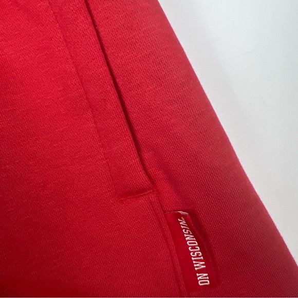 Under Armour Iconic Collection Univesity Of Wisconsin Bagders Bucky Hoodie. Sz L - Picture 4 of 8